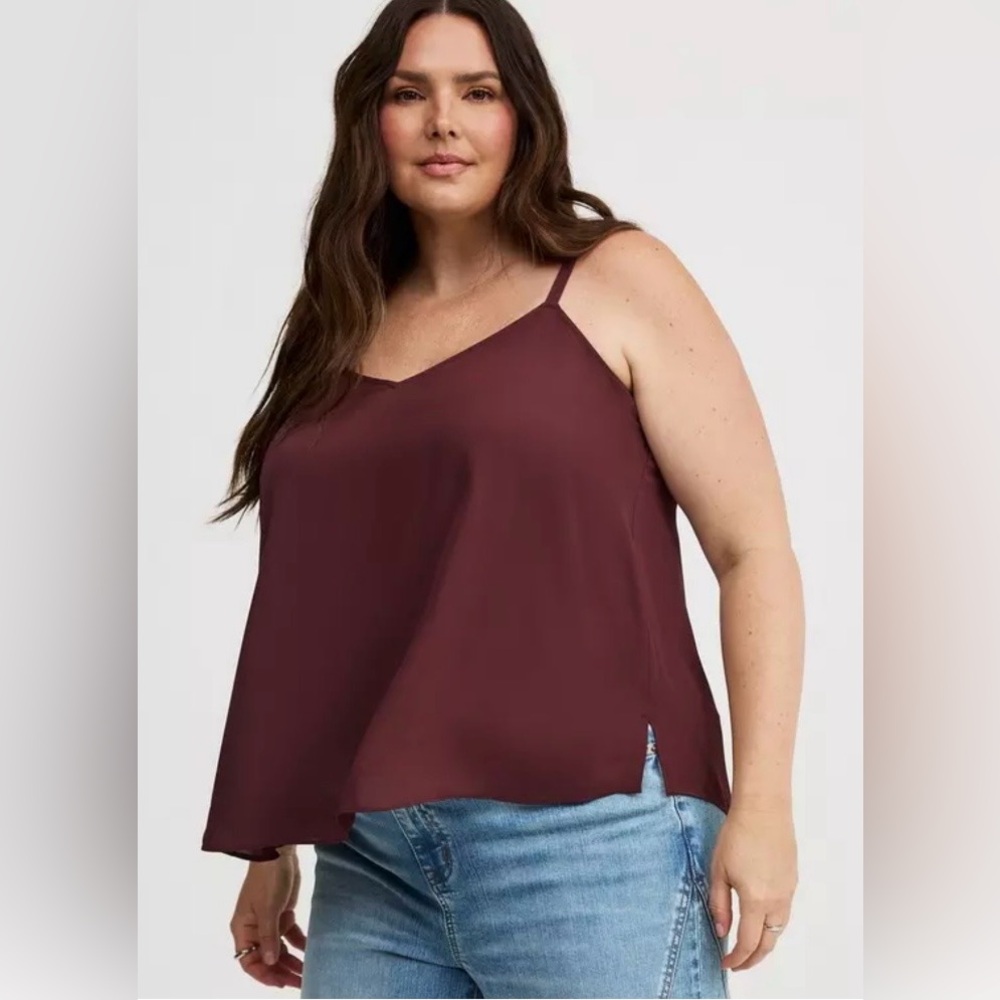 Torrid Sophie Georgette Women's Sassafras Swing Cami Top 3X NWT
